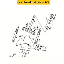 SYM Fr.Cushion Pipe 51410-AYA-000
