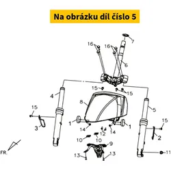 SYM L FR FORK ASSY. BK-001C ( MK=104 ) 51500-ADB-000-KB