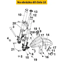 SYM L. Fr. Cushion Assy. 51500-LX1-000-YZ