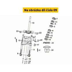 SYM Fr. L. Cushion(Bk-001c) 51500-XMG-000-K