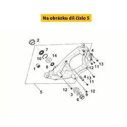 SYM Rr Fork Assy S-421s 5210A-L5B-000