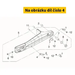 SYM R. Rr. Fork Cable Stay C 52114-TL1-000