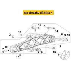 SYM R Swing Arm Assy 5211A-LX1-000-SK