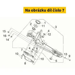 SYM Upper Chan Slider 52170-TL1-000