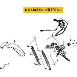 SYM Rr. Cushion 52400-ARB-030