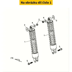 SYM Rr. Cushion Assy. Bk-001c 52400-L4A-000-KB