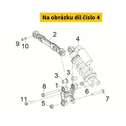 SYM Rr. Cushion Assy Bk-001c 52400-TL1-003