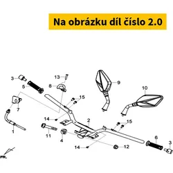 SYM Handle Pipe Comp 53100-LDA-000