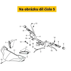SYM Steering Handle End 53105-H3A-000