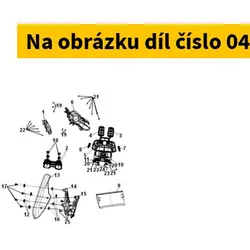 SYM L.Handle Pipe Lwr.Holder 53133-ZM1-000