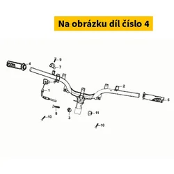 SYM Rh. Hndl. Grip 53140-XWA-000