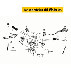 SYM L. Handle Grip 53166-XPA-000