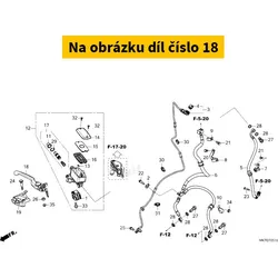Honda Lever assy., r. handle 53170MKSE01