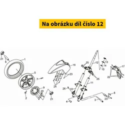 SYM Fork stem SYM Citycom 125-300 2008-2017 53200-LEA-000