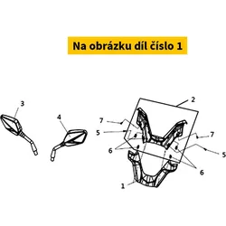 SYM Fr Handle Cover 53205-L9M-000