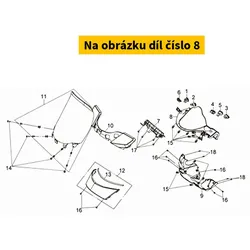 SYM Entourage Compteur Superieur 53205-LEA-000-KA