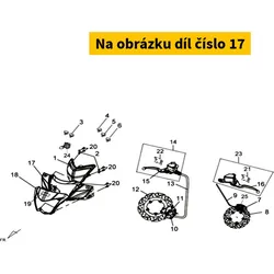 SYM Fr. Handle Cover Black (BK-001C) 53205-XPA-000-K