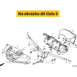 Honda GARNISH, HANDLE COVER *NH 53208K01900ZJ