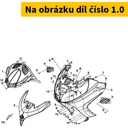 SYM Meter Visor Bk-001u 53209-L4A-010