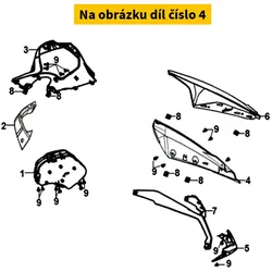 SYM Meter Visor 53209-X8A-000