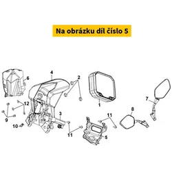 SYM Inner Meter Garnish 53210-LX1-000