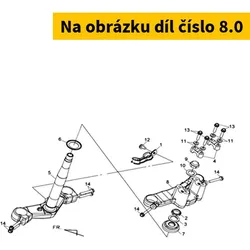 SYM Fork Top Bridge 53231-L4A-000