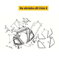 SYM Left Coin Box Lid Hinge Stay 53232-L4A-000