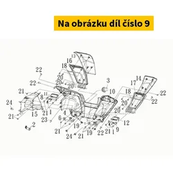 SYM L. Box Bottom Plate 53232-TL1-000