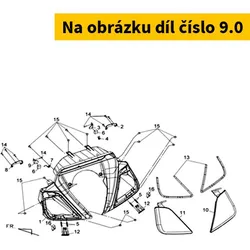 SYM L.Stopper Rubber Stay 53233-L4A-001