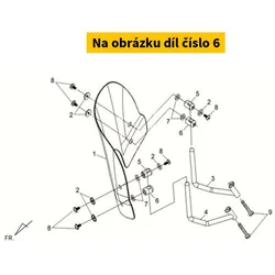 SYM Handle Visor Holder B 53276-ALA-000