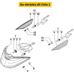 Piaggio Headlamp Assy. 584593