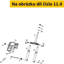 SYM Fr. Fender A Gy-517s 61100-LCD-000-IP