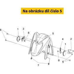 SYM FR. Fender Matt Black (BK-001UL) 61100-LM1-000-JH