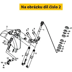 SYM FR. Fender (BU-280S) 61100-XFA-000-BA