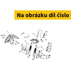 SYM FR. FENDER (BUP-275U) 61100-ZHA-000-BF