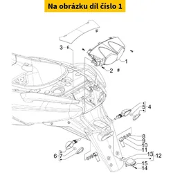 Piaggio Complete Tail Lamp 640236