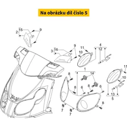 Piaggio Left Front Position Lamp 640508