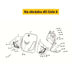 SYM Front Cover Matt Grey (GY-010U) 64301-ALA-000-AG