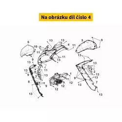 SYM Fr Cover Bk-001c 64301-L5B-000-KB