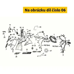 SYM Right Front Cover (GY-430C) 64301-X8A-000-AN