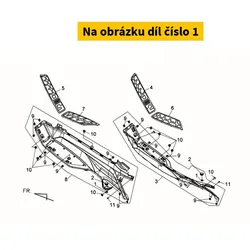 SYM Pillion Step Collar 64303-LEA-000