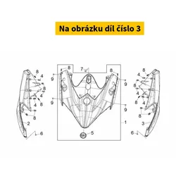 SYM L Fr Cover (WH-300P) 64304-TL1-002-QU