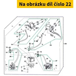 SYM Fr. Cover Rubber 64304-X01-0000
