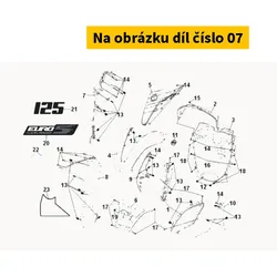 SYM Right Front Cover (GY-430C) 64304-XRE-000-AN