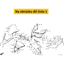 Honda GARNISH, FR. (WOL) *PB434 64305K1ZJ10YF