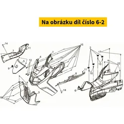 SYM Pillion Step Cap Black 64306-HEB-000