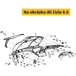 SYM Fr Cover Collar 64306-X01-900