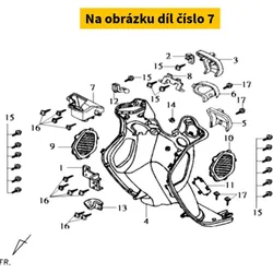 SYM R Change Box Cover Bk-00 64307-H9A-000-KA