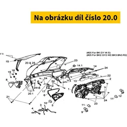 SYM Fr.Cover Set Gy-517s 6430G-LCA-000-IP