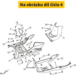 SYM Footboard 64310-ABF-000